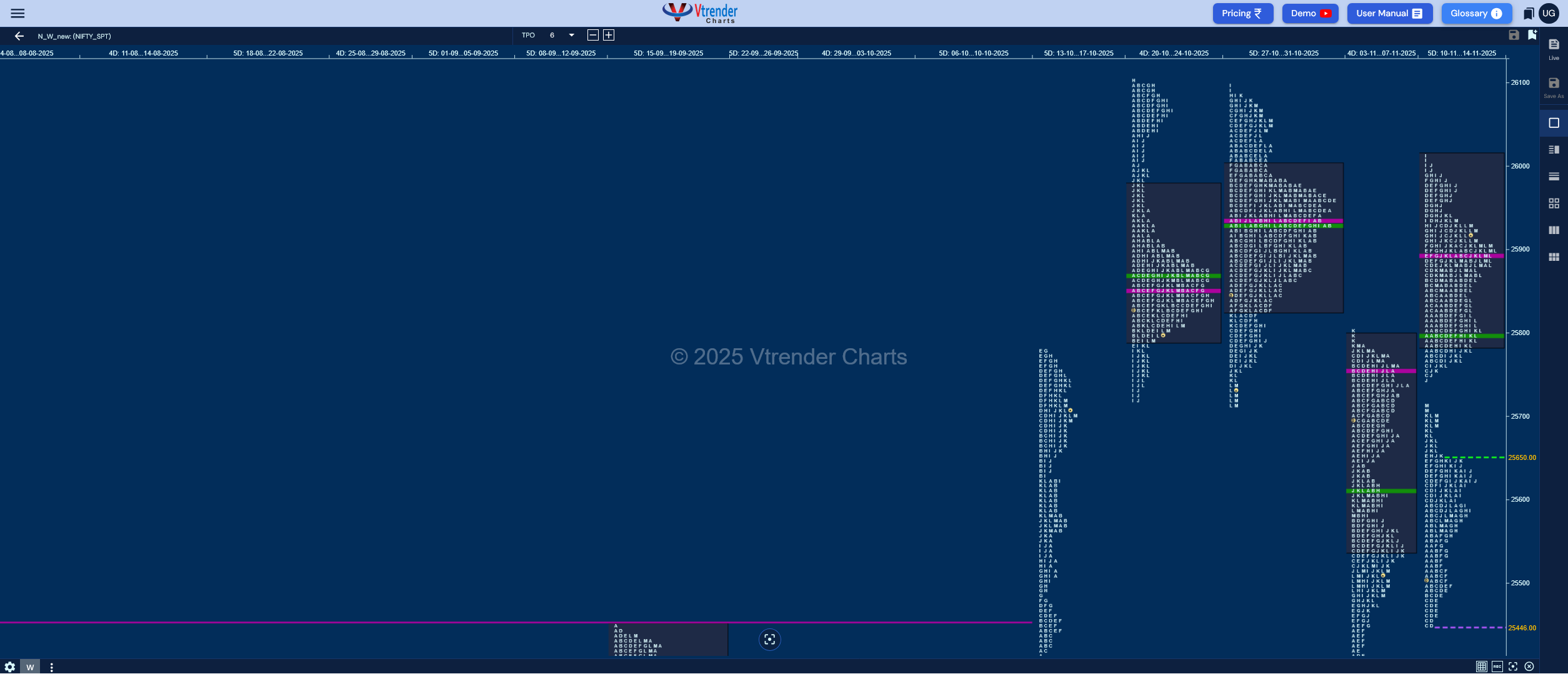 Weekly Spot Charts (17th to 21st Nov 2025) and Market Profile Analysis