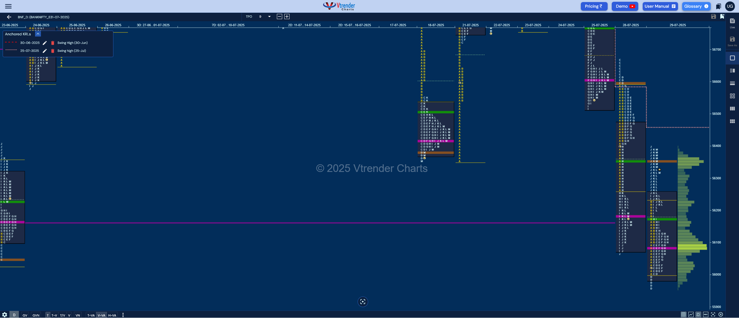 Market Profile Analysis dated 30th Jul 2025