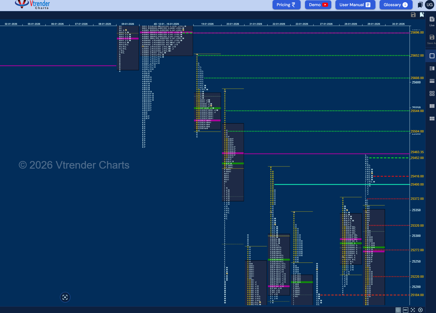Market Profile Analysis dated 29th Jan 2026