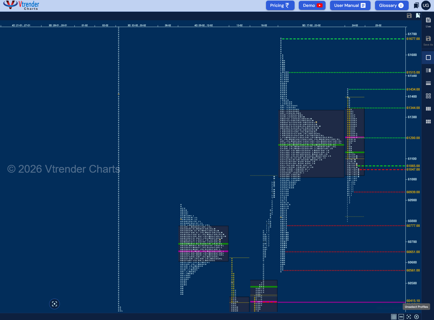 Market Profile Analysis dated 24th Feb 2026