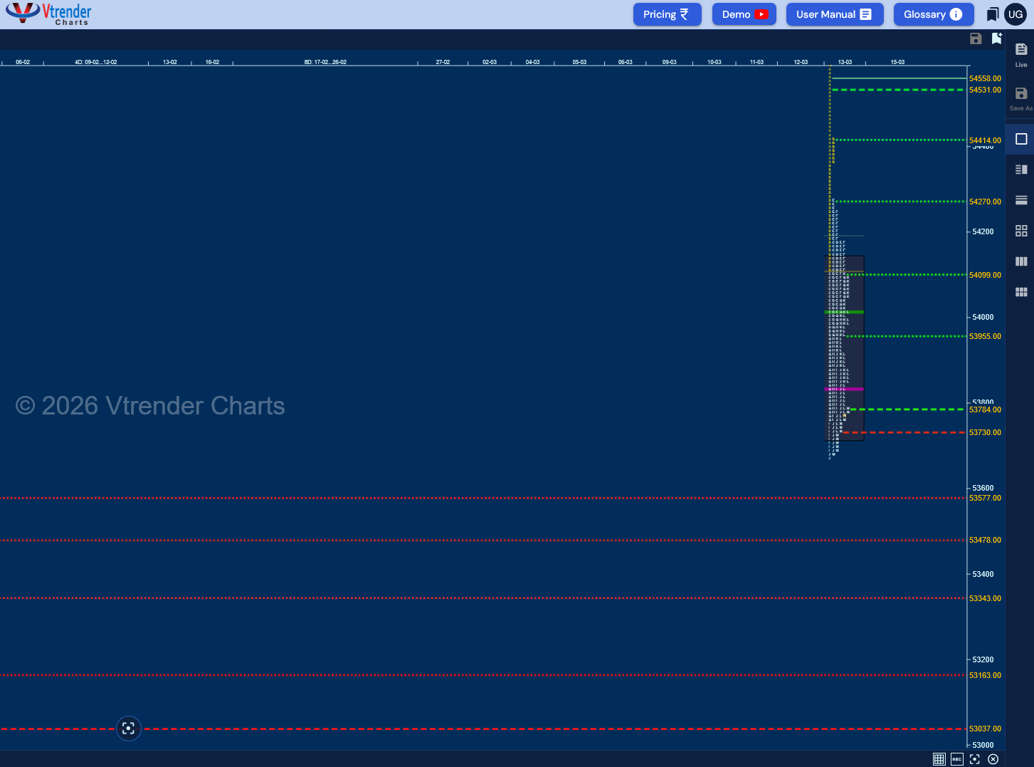 Market Profile Analysis dated 13th Mar 2026
